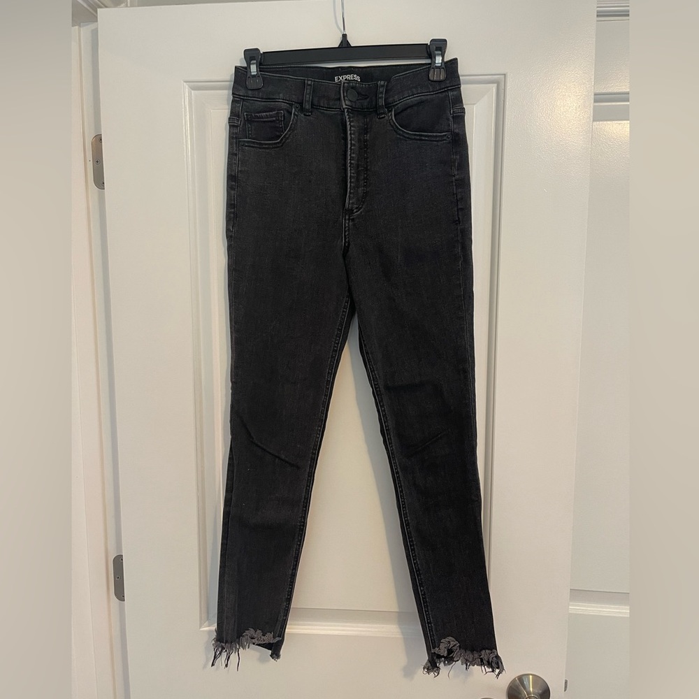 Express Super High Rise jeans